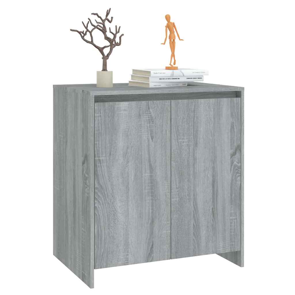 vidaXL Szafka, szary dąb sonoma, 70x41x75 cm, materiał drewnopochodny