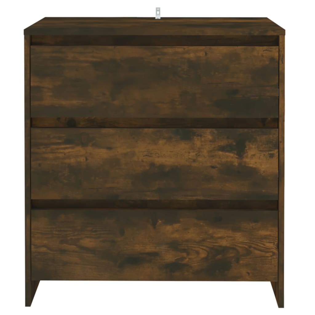 vidaXL Szafka, przydymiony dąb, 70x41x75 cm, materiał drewnopochodny
