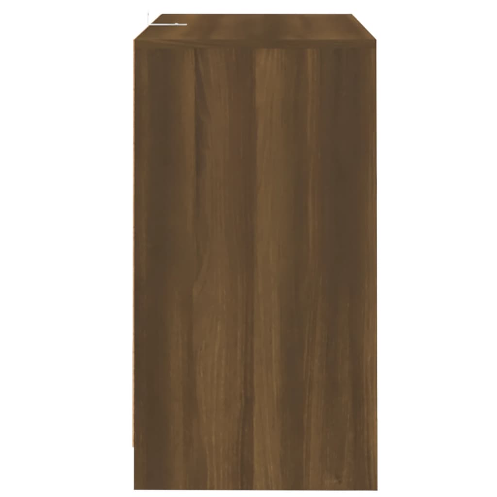 vidaXL Szafka, brązowy dąb, 70x41x75 cm, materiał drewnopochodny