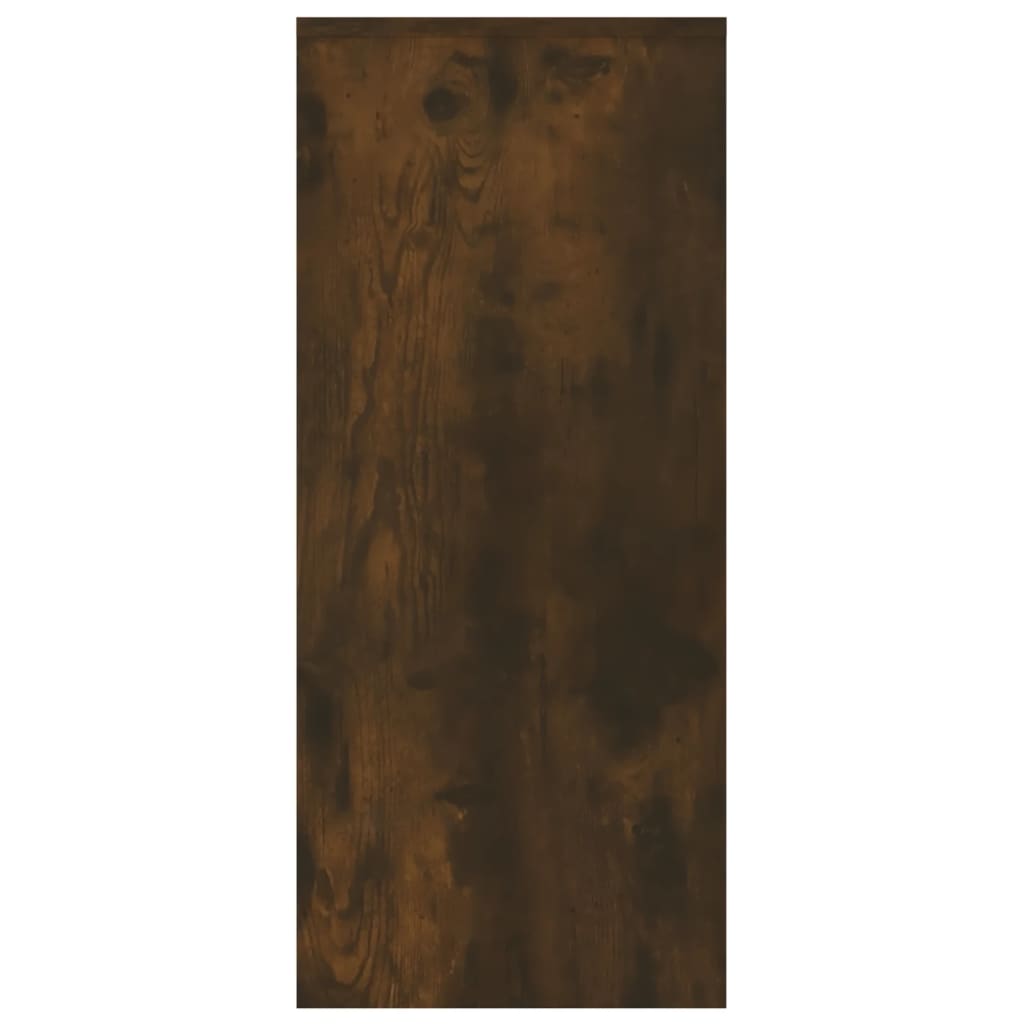 vidaXL Szafka, przydymiony dąb, 102x33x75 cm, materiał drewnopochodny
