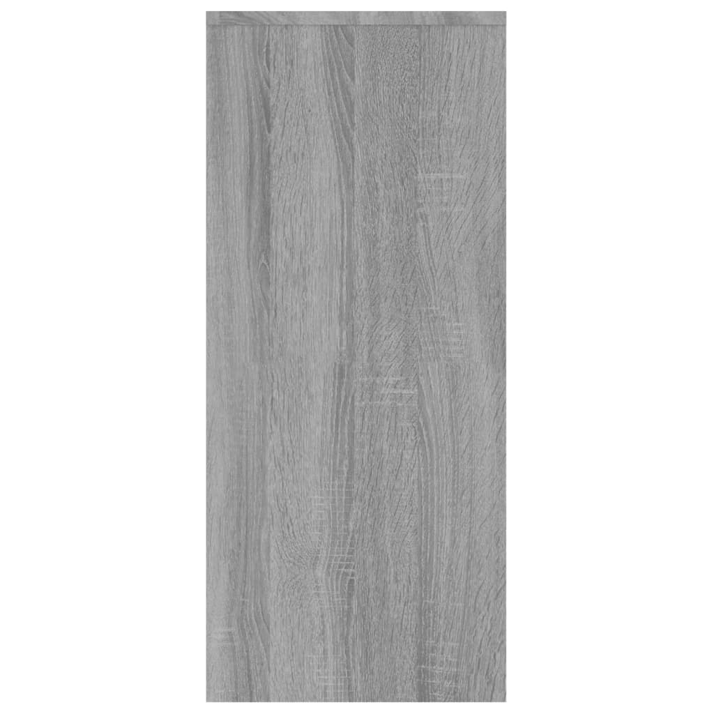 vidaXL Szafka, szary dąb sonoma, 102x33x75 cm, materiał drewnopochodny