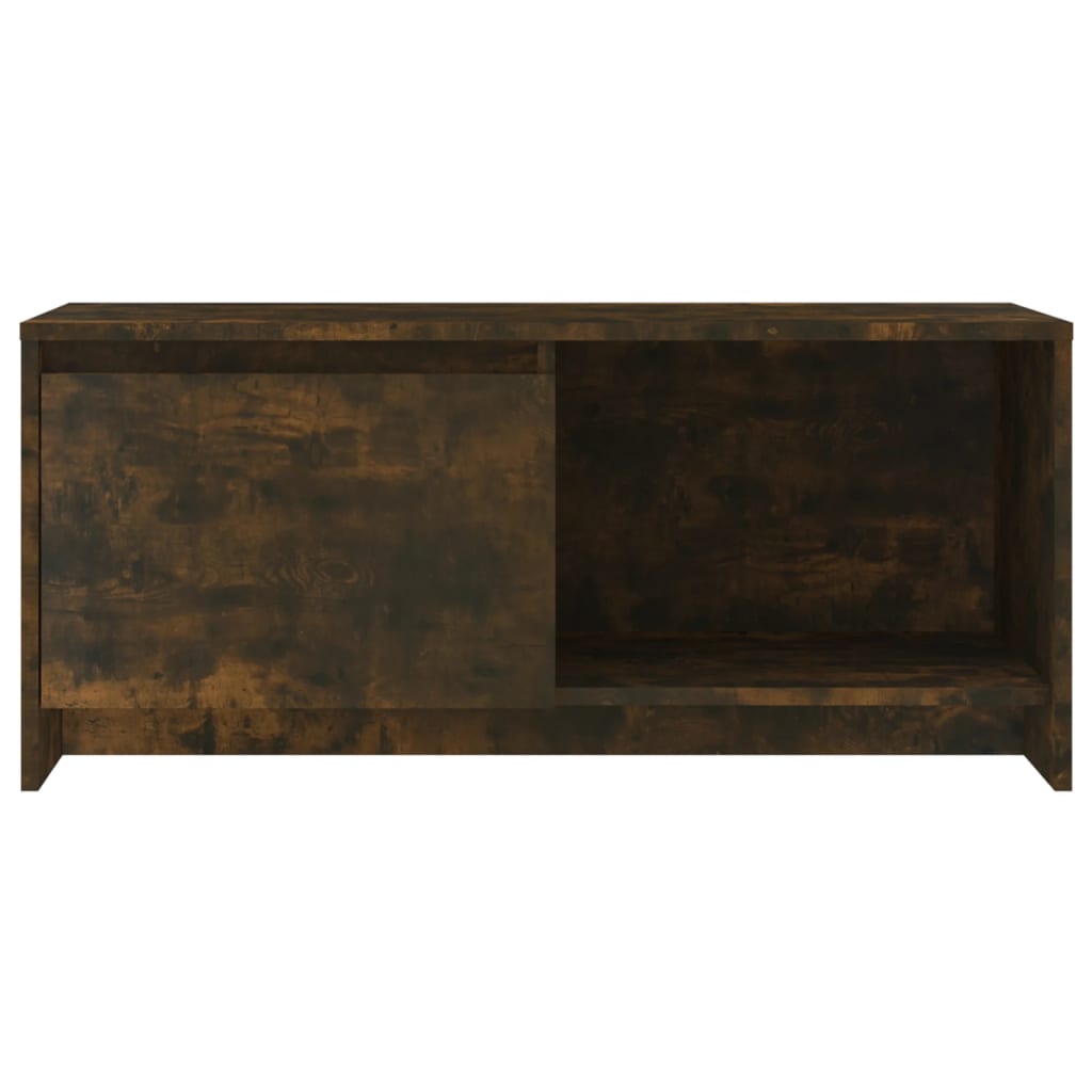 vidaXL Szafka pod telewizor, przydymiony dąb, 90x35x40 cm