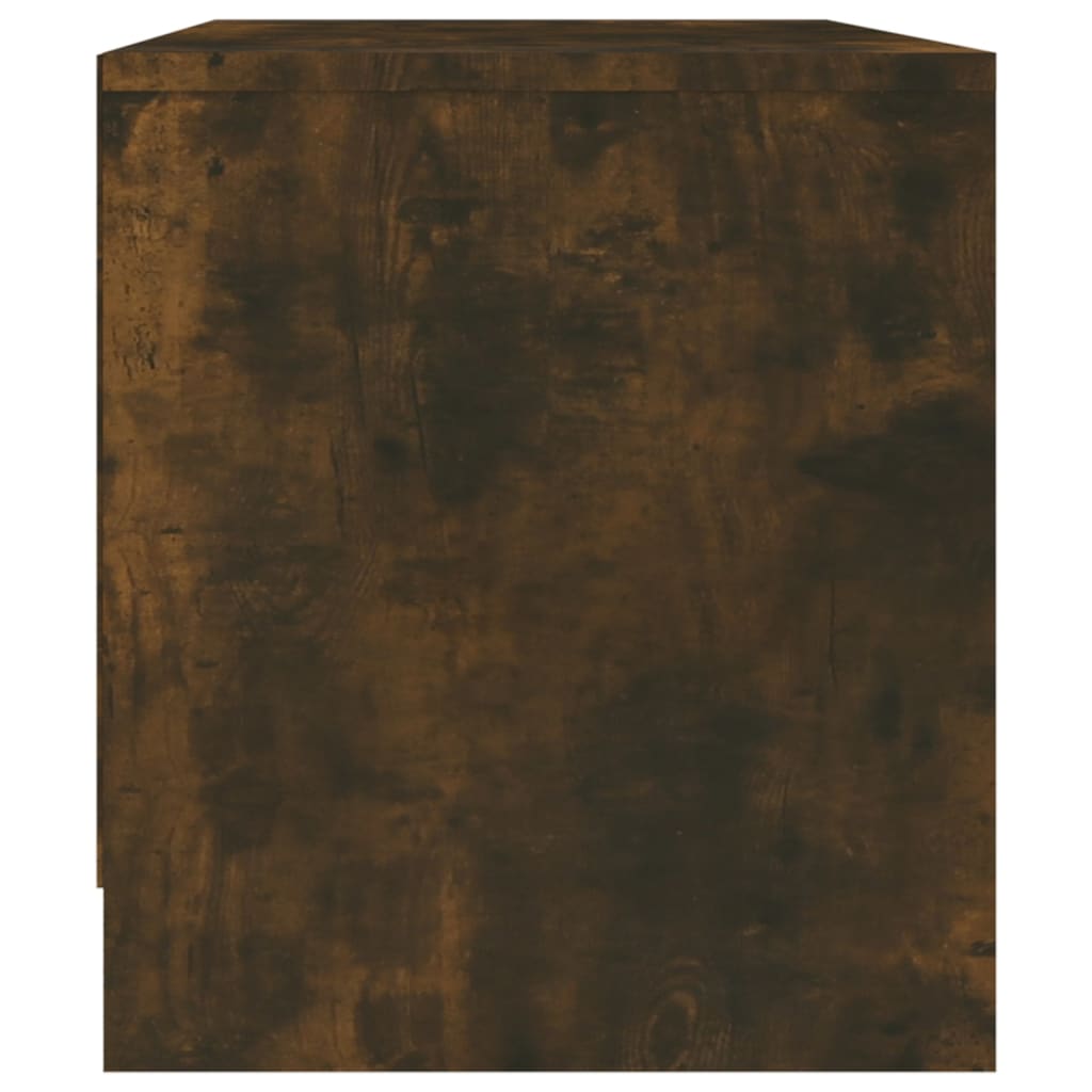 vidaXL Szafka pod telewizor, przydymiony dąb, 90x35x40 cm