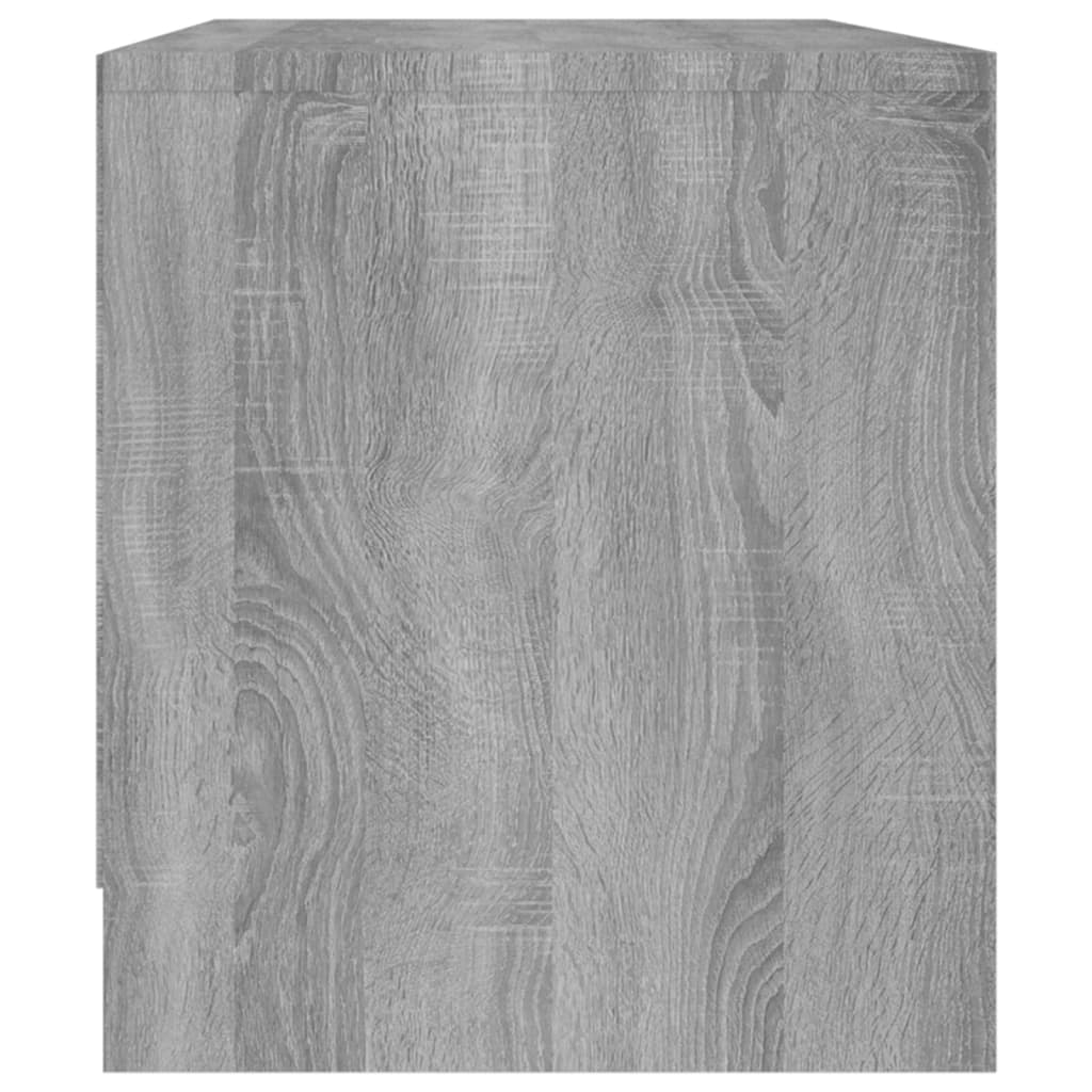 vidaXL Szafka pod TV, szary dąb sonoma, 90x35x40 cm