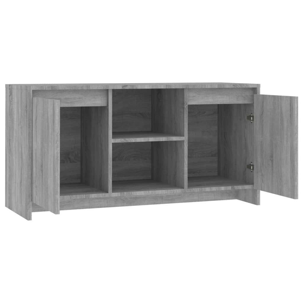 vidaXL Szafka pod TV, szary dąb sonoma, 102x37,5x52,5 cm
