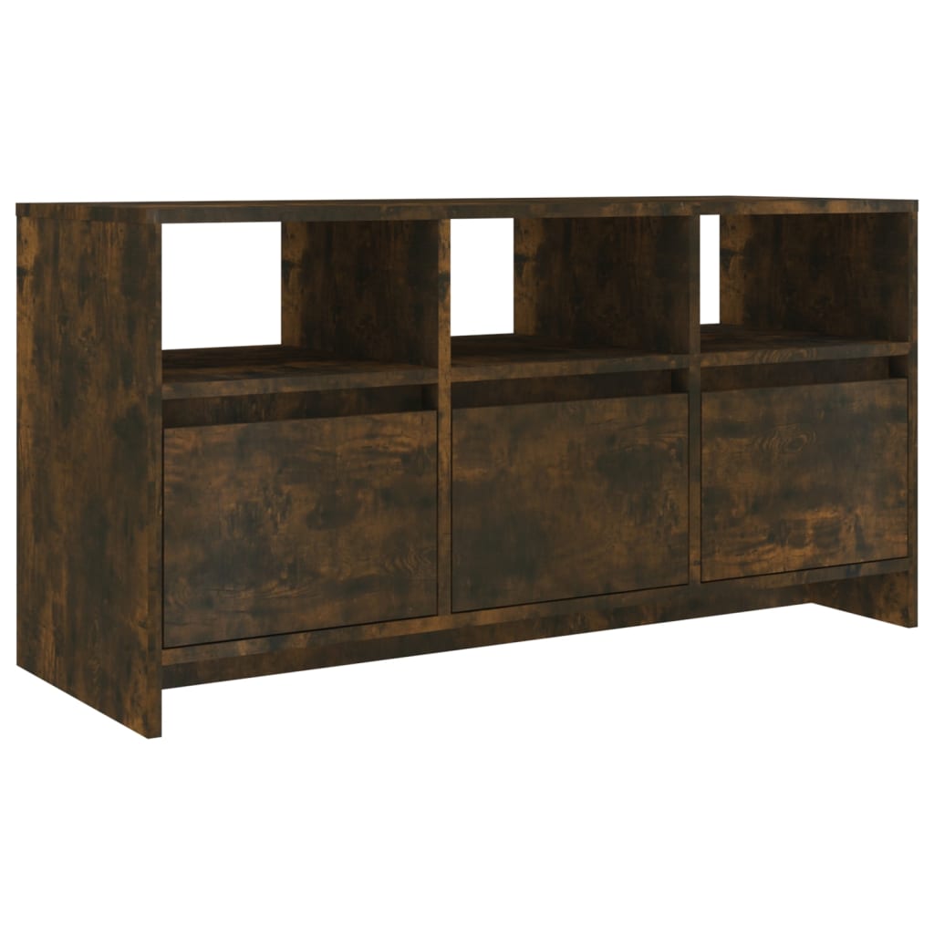 vidaXL Szafka pod TV, przydymiony dąb, 102x37,5x52,5 cm