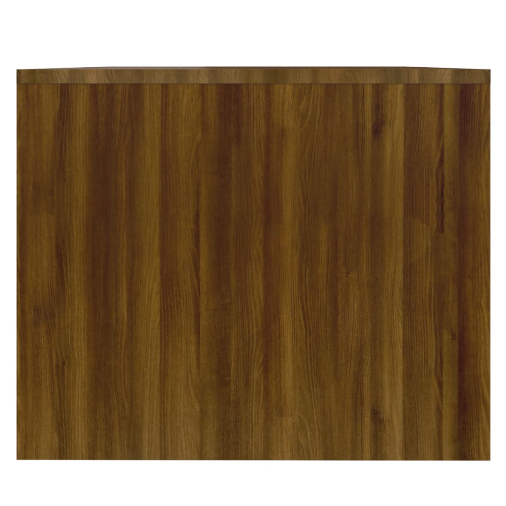 vidaXL Stolik kawowy, brązowy dąb, 90x50x41,5 cm