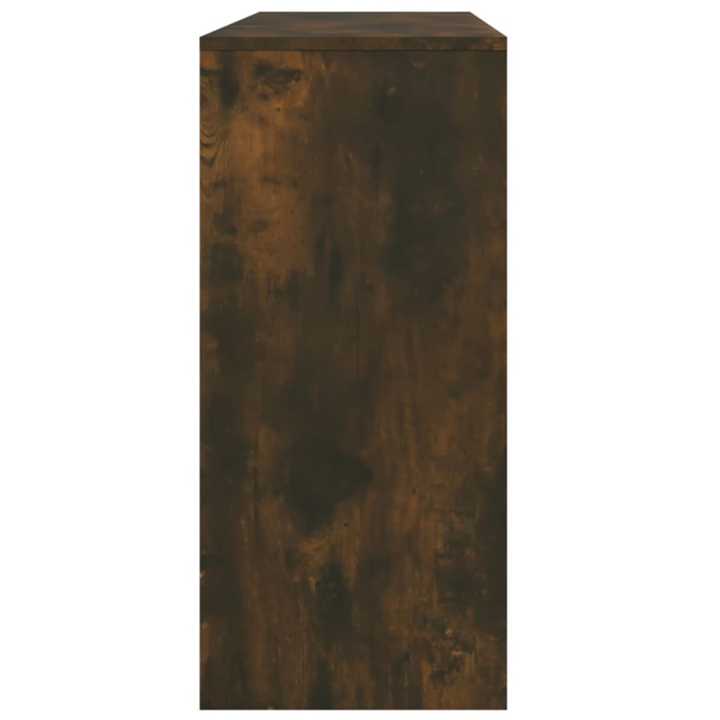 vidaXL Stolik konsolowy, przydymiony dąb, 100x35x76,5 cm