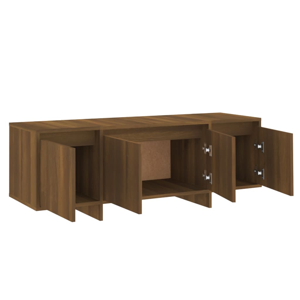 vidaXL Szafka pod telewizor, brązowy dąb, 120x30x40,5 cm