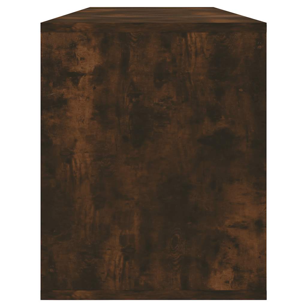 vidaXL Szafka pod TV, przydymiony dąb, 130x35x50 cm