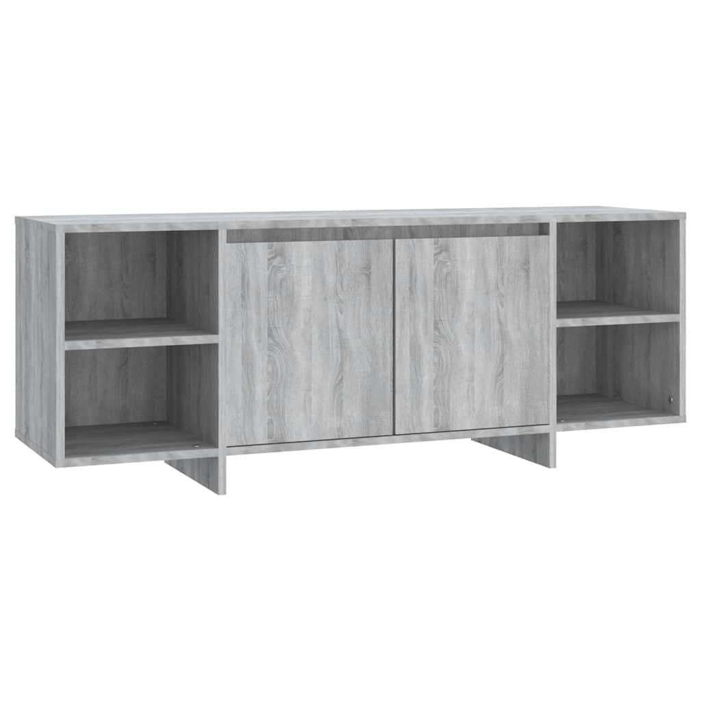 vidaXL Szafka pod TV, szary dąb sonoma, 130x35x50 cm