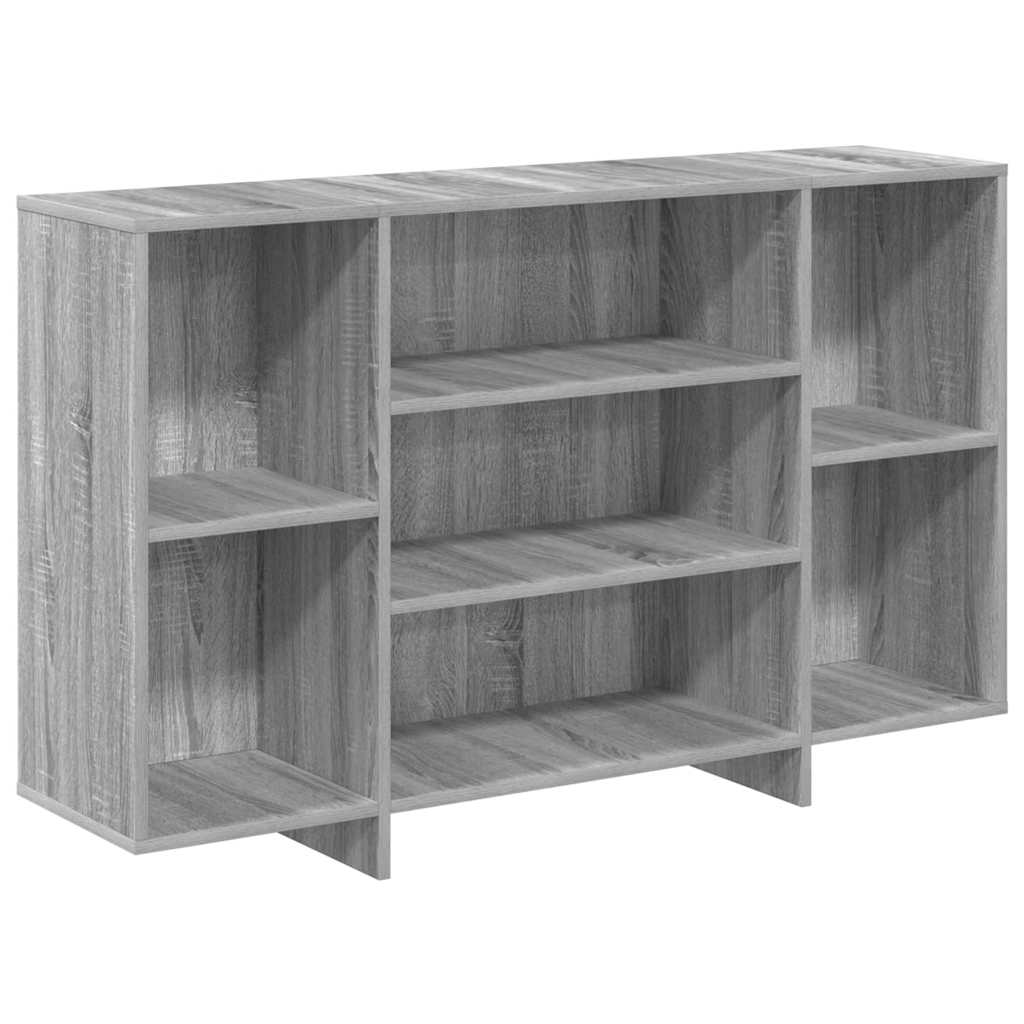 vidaXL Szafka, szary dąb sonoma, 120x30x75 cm, materiał drewnopochodny
