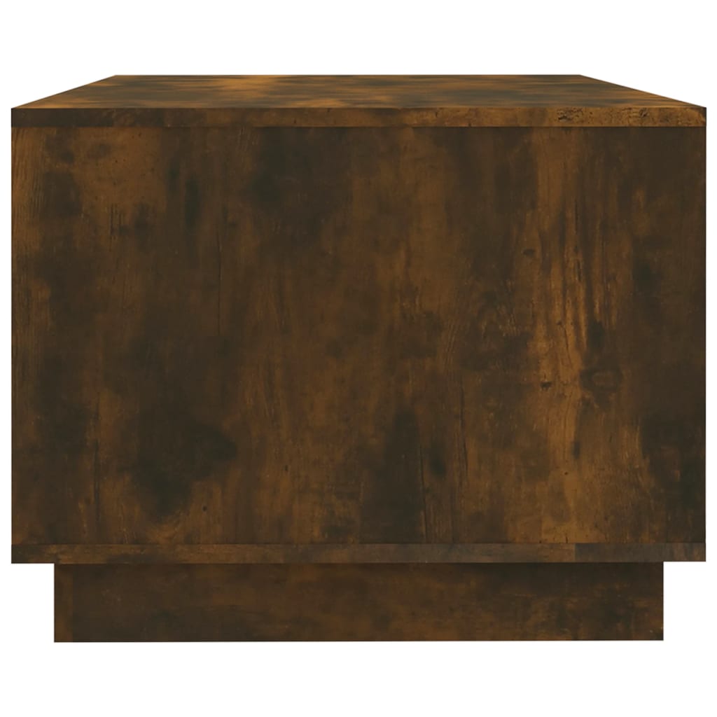vidaXL Stolik kawowy, przydymiony dąb, 102x55x43 cm