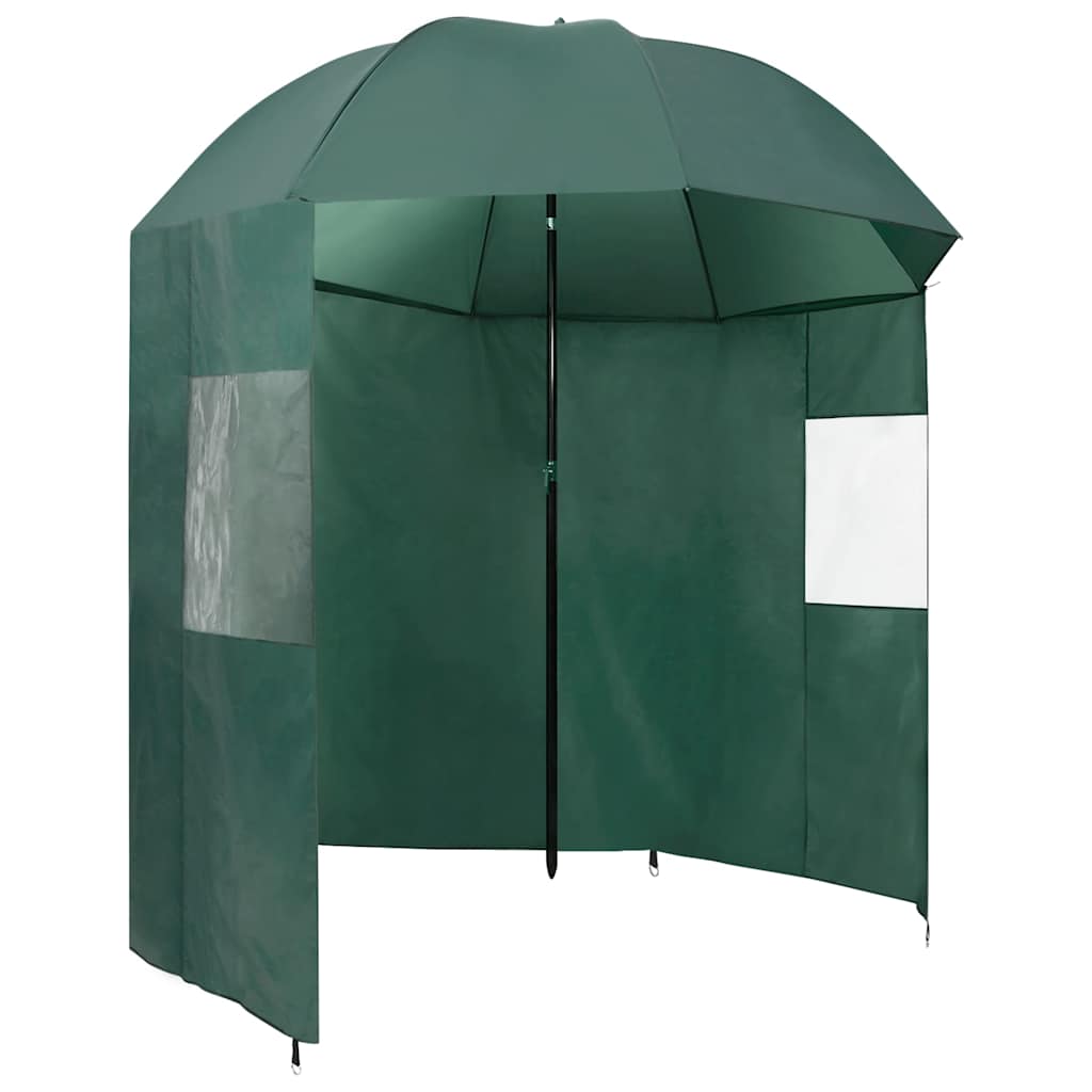 vidaXL Parasole wędkarskie 220 x 193 cm Poliester Oxford Okrągły