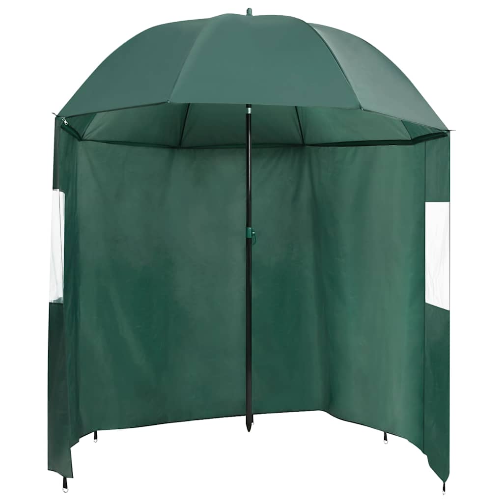 vidaXL Parasole wędkarskie 220 x 193 cm Poliester Oxford Okrągły