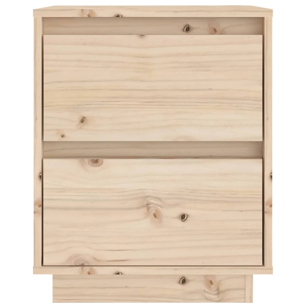vidaXL Szafka nocna, 40 x 35 x 50 cm, lite drewno sosnowe