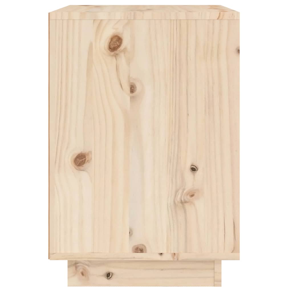 vidaXL Szafka nocna, 40 x 35 x 50 cm, lite drewno sosnowe