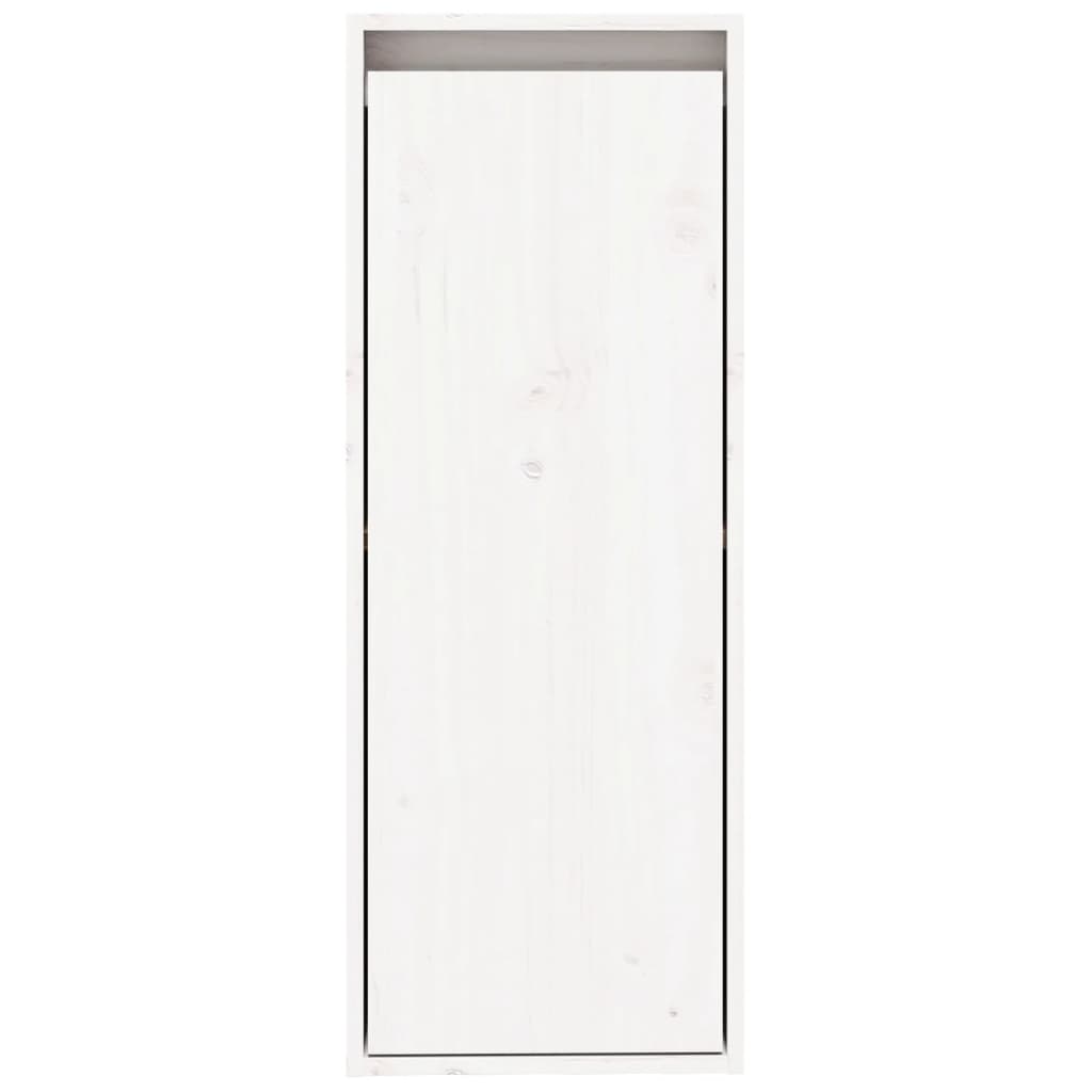vidaXL Szafki ścienne, 2 szt., białe, 30x30x80 cm, lite drewno sosnowe