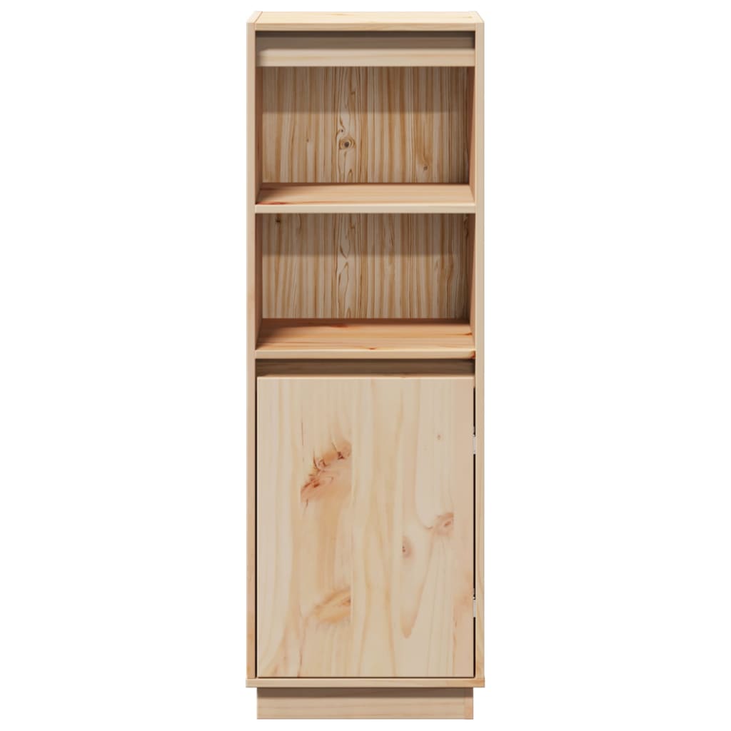 vidaXL Szafka, 37x34x110 cm, lite drewno sosnowe