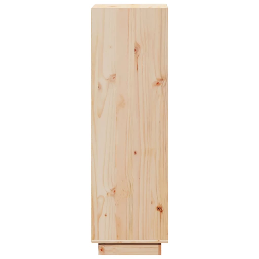 vidaXL Szafka, 37x34x110 cm, lite drewno sosnowe