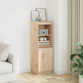 vidaXL Szafka, 37x34x110 cm, lite drewno sosnowe