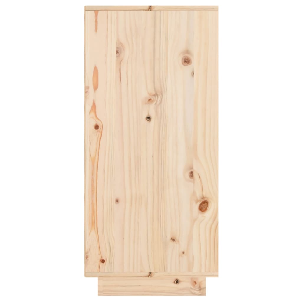 vidaXL Szafka, 60 x 34 x 75 cm, lite drewno sosnowe