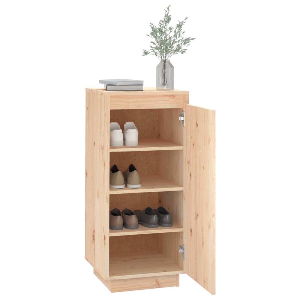 vidaXL Szafka na buty, 35x35x80 cm, lite drewno sosnowe