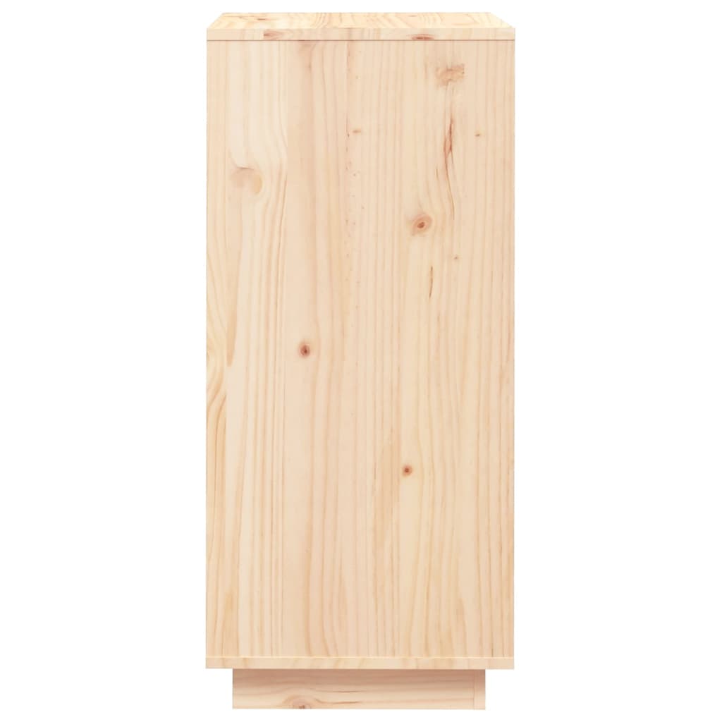 vidaXL Szafka na buty, 35x35x80 cm, lite drewno sosnowe