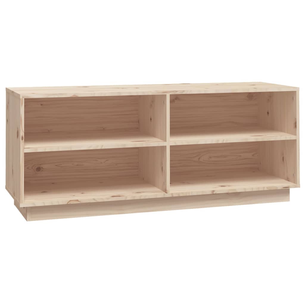 vidaXL Szafka na buty, 110x34x45 cm, lite drewno sosnowe