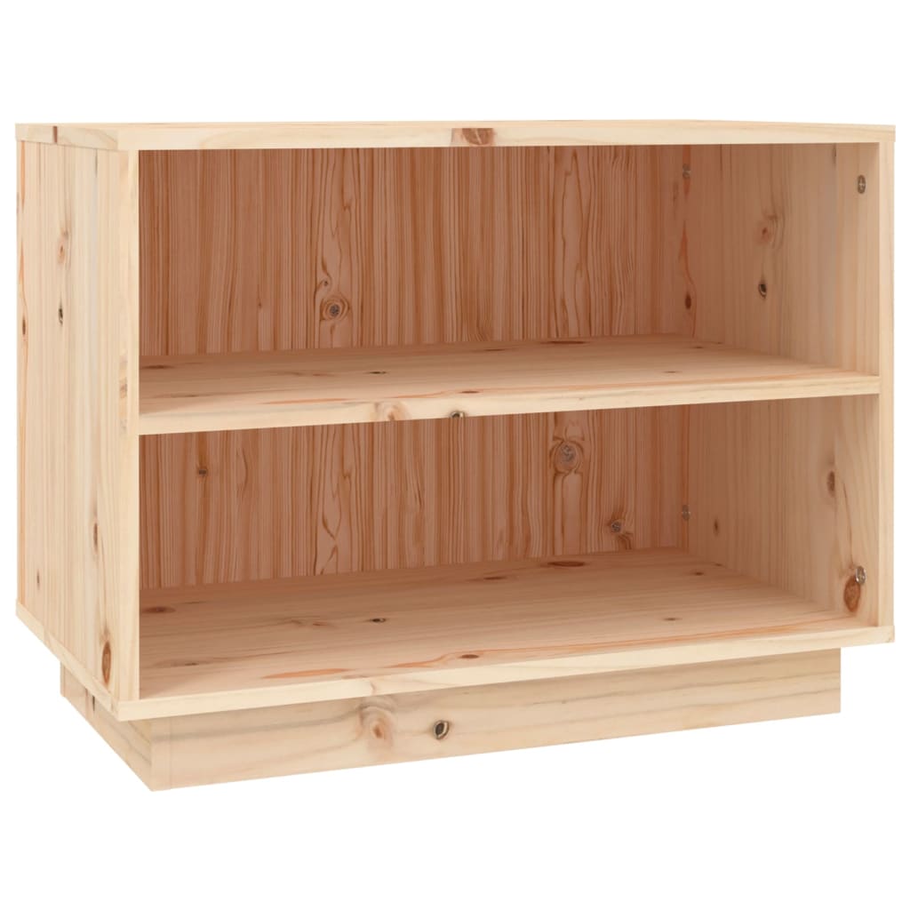 vidaXL Szafka na buty, 60x34x45 cm, lite drewno sosnowe