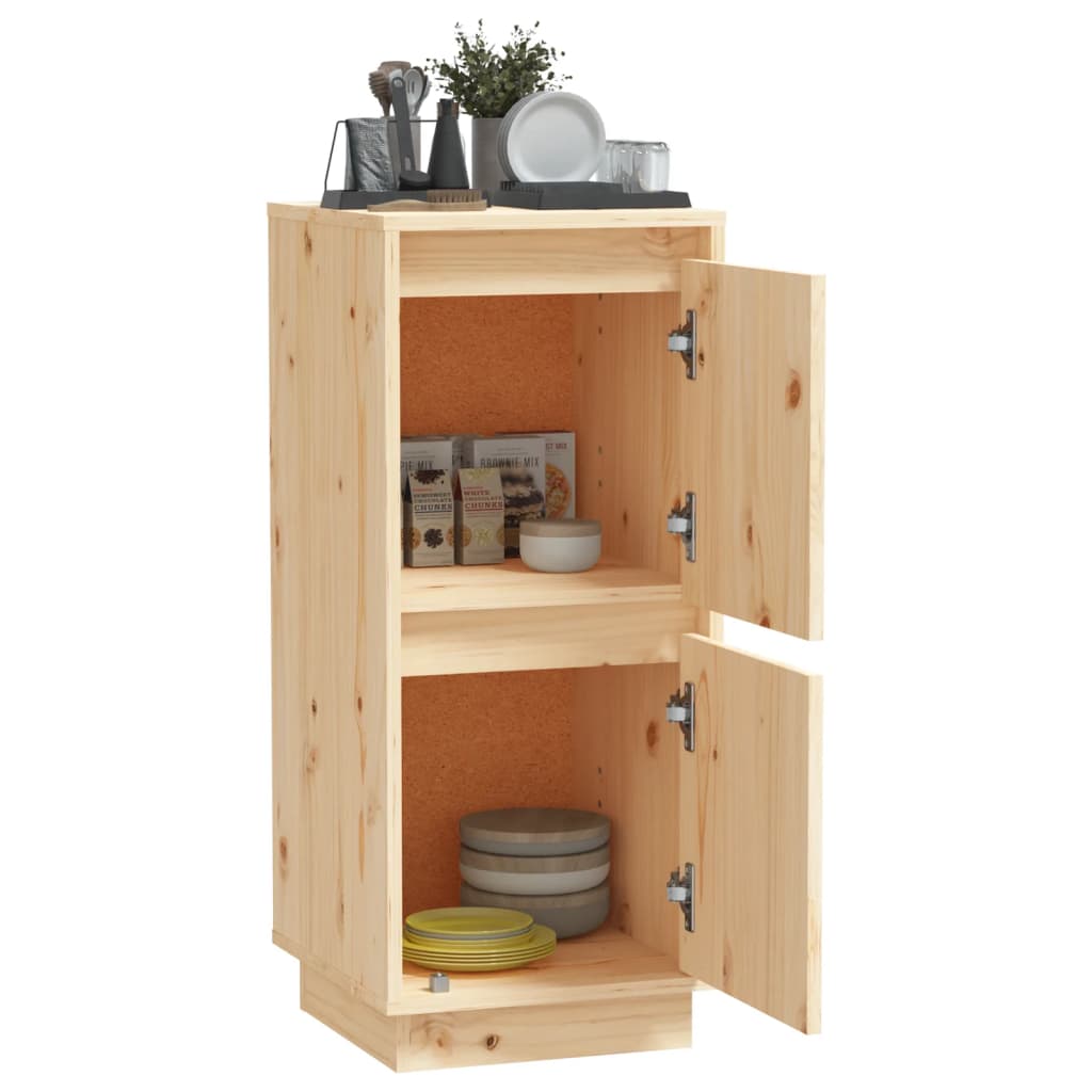 vidaXL Szafka, 31,5 x 34 x 75 cm, lite drewno sosnowe