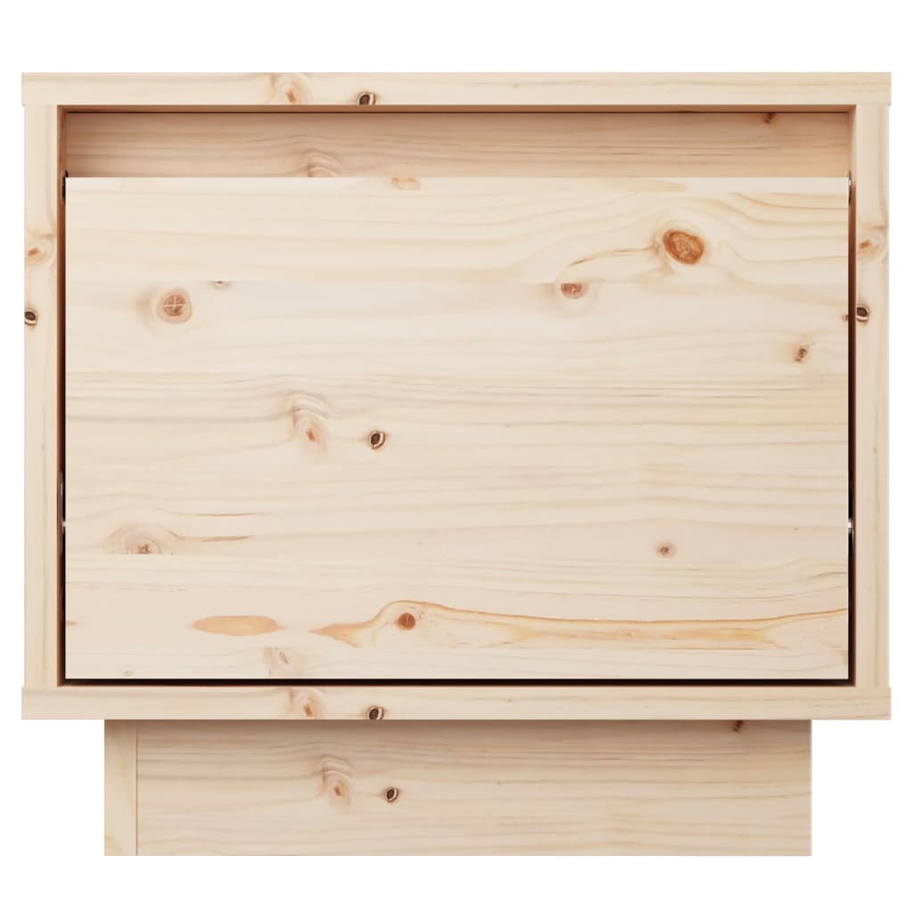 vidaXL Szafki nocne, 2 szt., 35x34x32 cm, lite drewno sosnowe