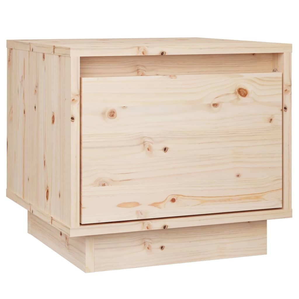 vidaXL Szafki nocne, 2 szt., 35x34x32 cm, lite drewno sosnowe
