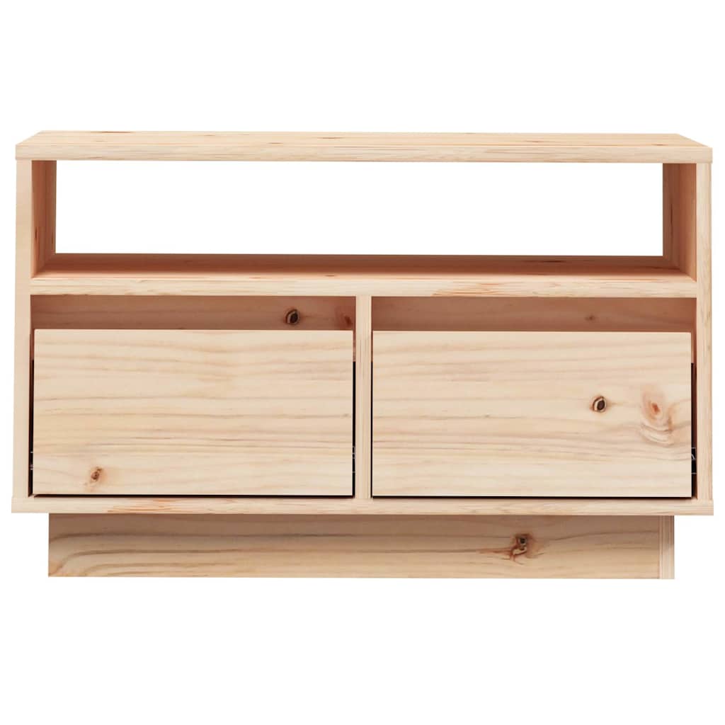 vidaXL Szafka pod telewizor, 60x35x37 cm, lite drewno sosnowe