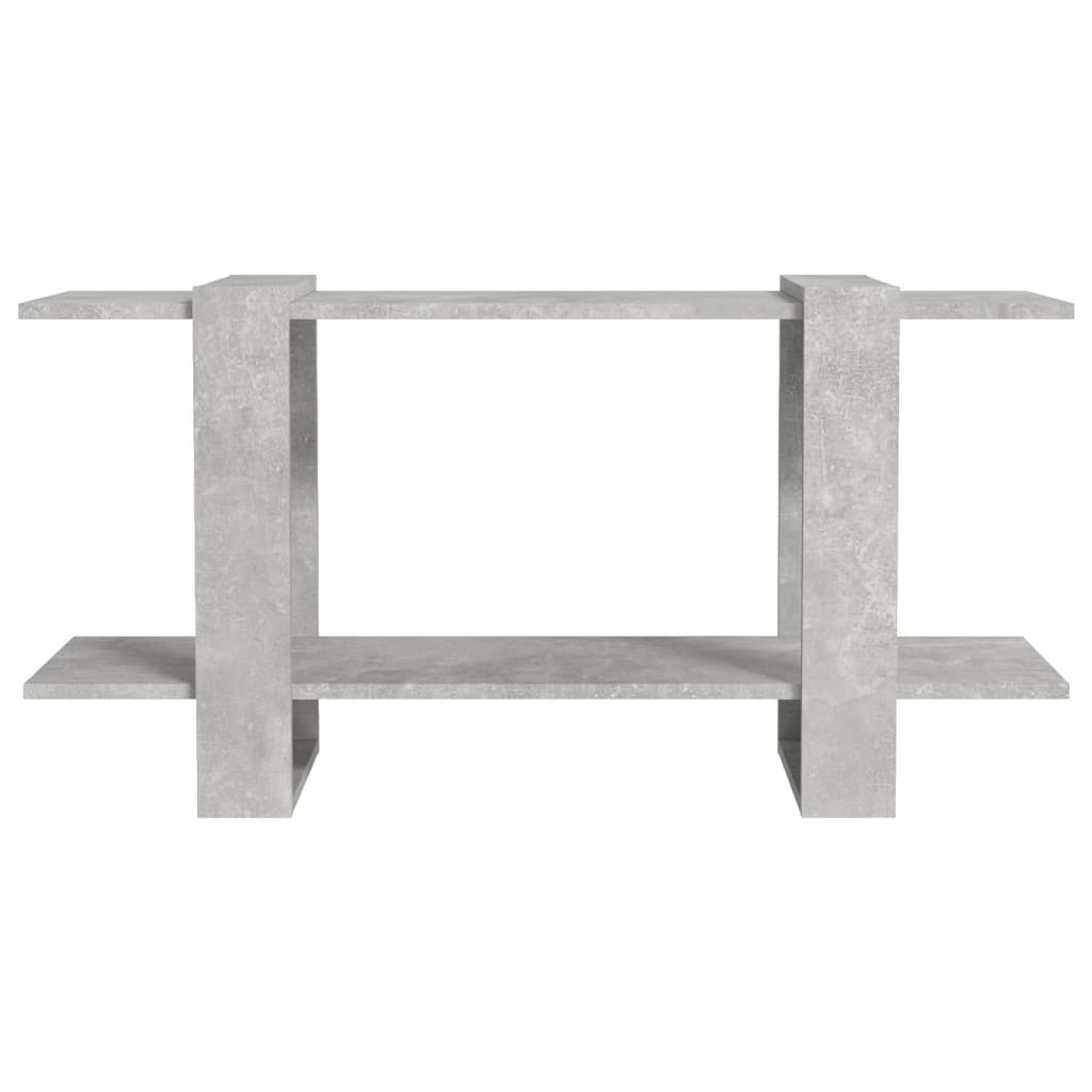 vidaXL Regał, betonowy szary, 100x30x51 cm, materiał drewnopochodny