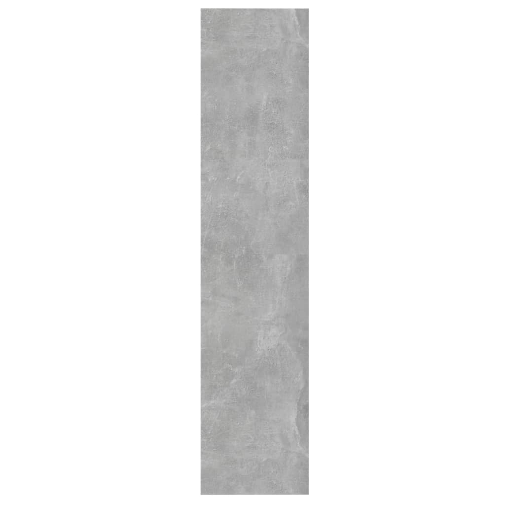 vidaXL Regał na książki/przegroda, szarość betonu, 60x30x135 cm