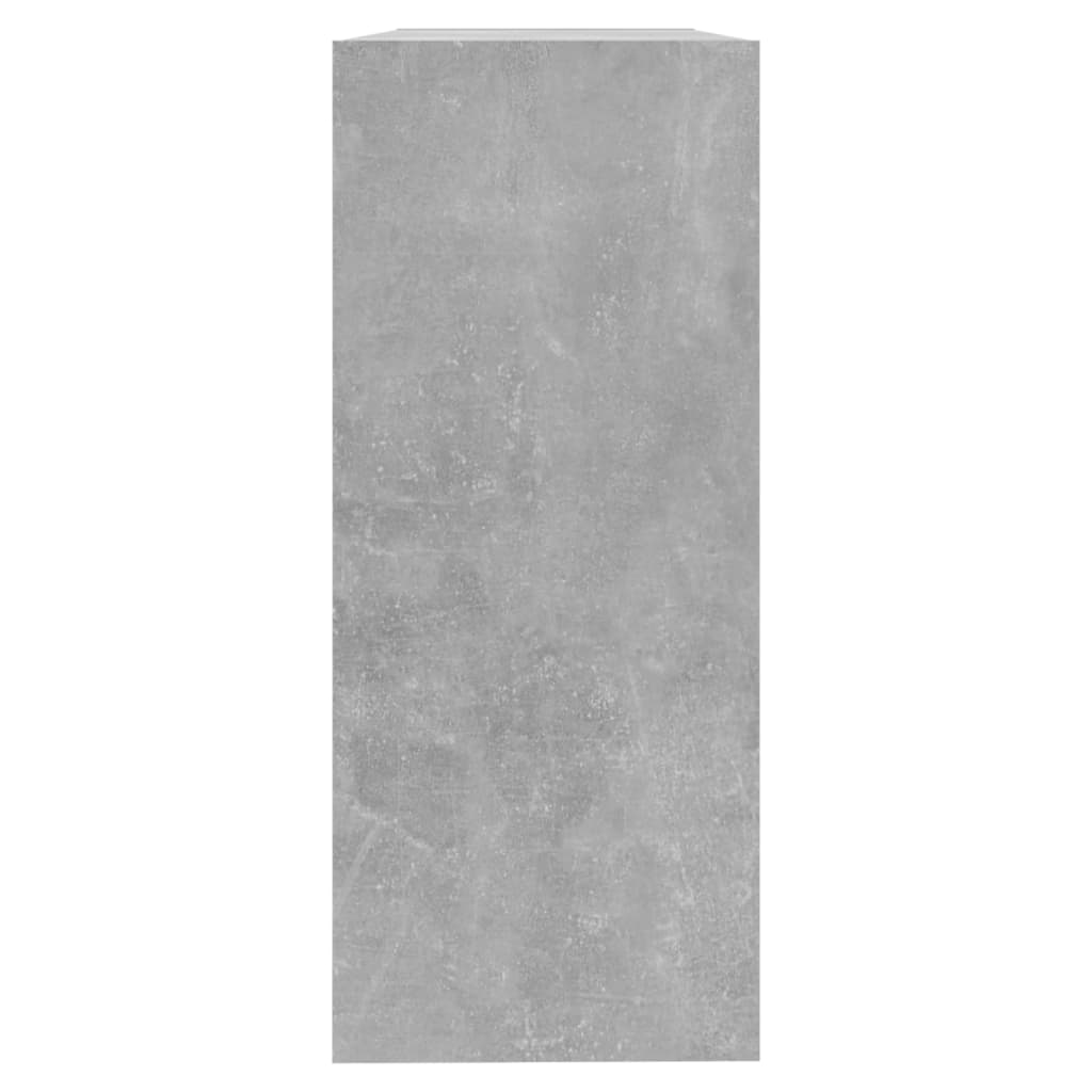 vidaXL Regał na książki/przegroda, szarość betonu, 100x30x72 cm