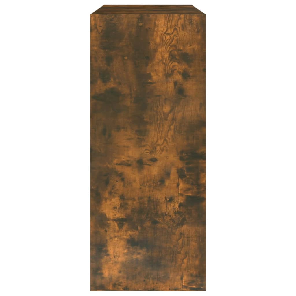 vidaXL Regał na książki/przegroda, przydymiony dąb, 80x30x72 cm