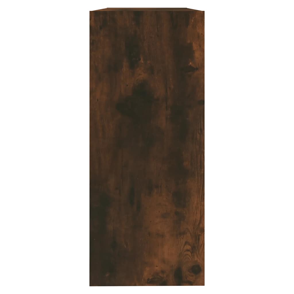 vidaXL Regał na książki/przegroda, przydymiony dąb, 100x30x72 cm
