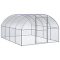 vidaXL Klatka zewnętrzna dla kurcząt, 3x4x2 m, stal galwanizowana