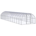 vidaXL Klatka zewnętrzna dla kurcząt, 3x12x2 m, stal galwanizowana