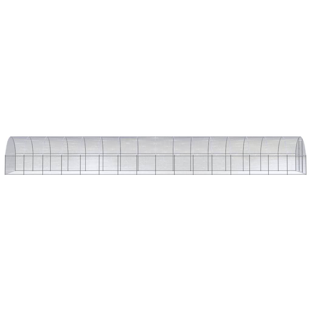 vidaXL Klatka zewnętrzna dla kurcząt, 3x16x2 m, stal galwanizowana