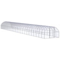 vidaXL Klatka zewnętrzna dla kurcząt, 3x24x2 m, stal galwanizowana