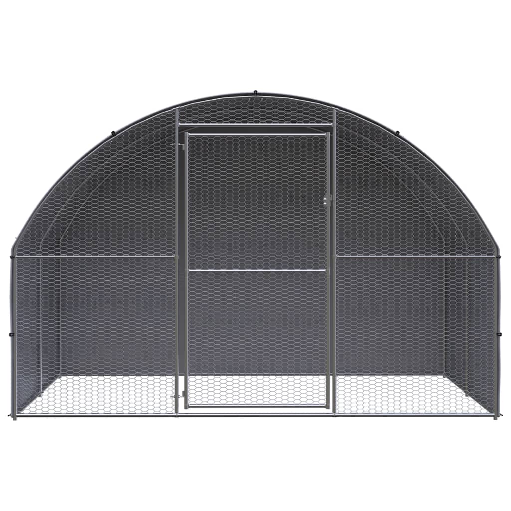 vidaXL Klatka zewnętrzna dla kurcząt, 3x2x2 m, stal galwanizowana