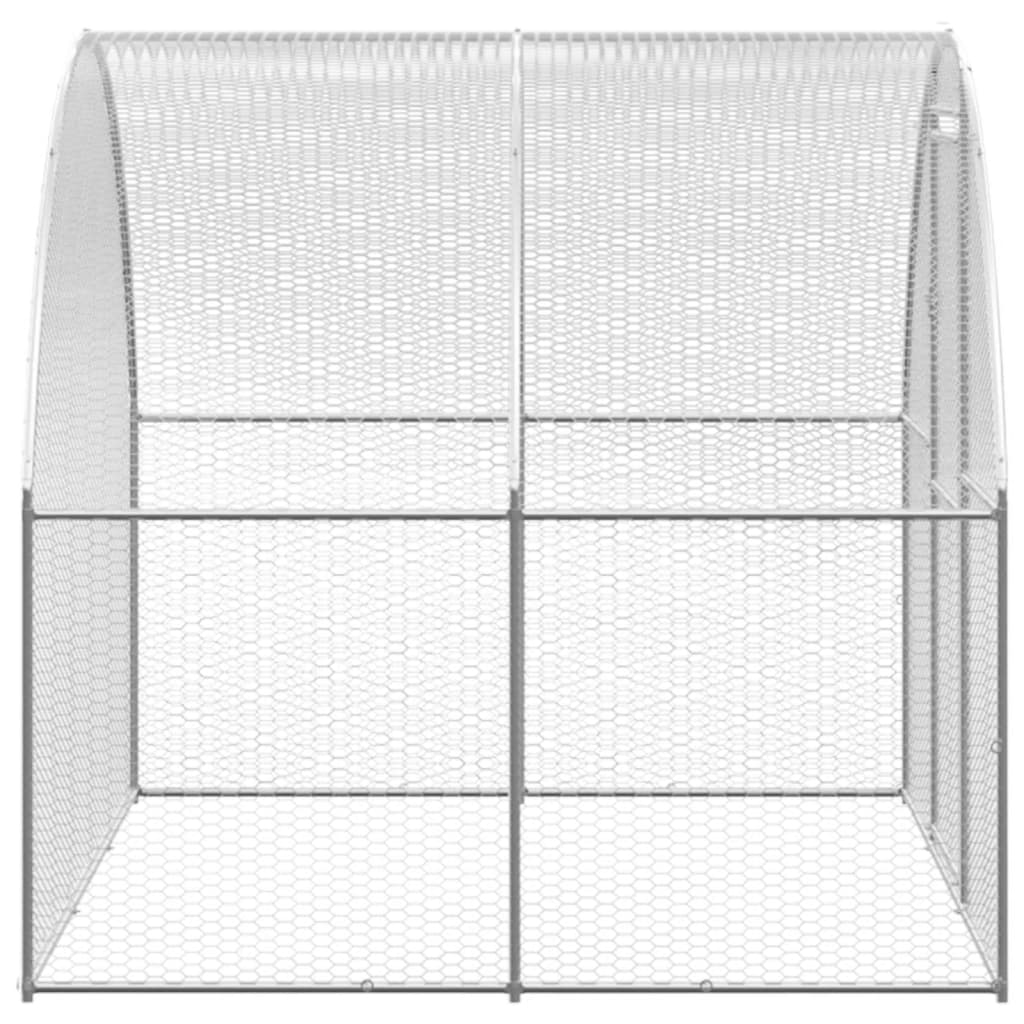 vidaXL Klatka zewnętrzna dla kurcząt, 3x6x2 m, stal galwanizowana