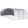vidaXL Klatka zewnętrzna dla kurcząt, 3x8x2 m, stal galwanizowana