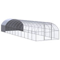 vidaXL Klatka zewnętrzna dla kurcząt, 3x12x2 m, stal galwanizowana