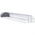 vidaXL Klatka zewnętrzna dla kurcząt, 3x20x2 m, stal galwanizowana