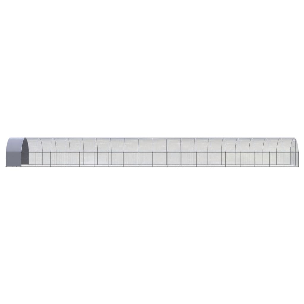 vidaXL Klatka zewnętrzna dla kurcząt, 3x20x2 m, stal galwanizowana