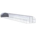 vidaXL Klatka zewnętrzna dla kurcząt, 3x24x2 m, stal galwanizowana